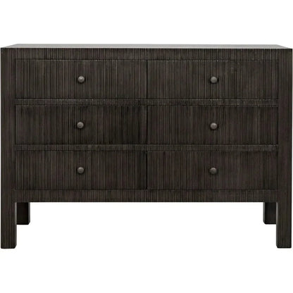 Conrad Six Drawers Wood Dresser