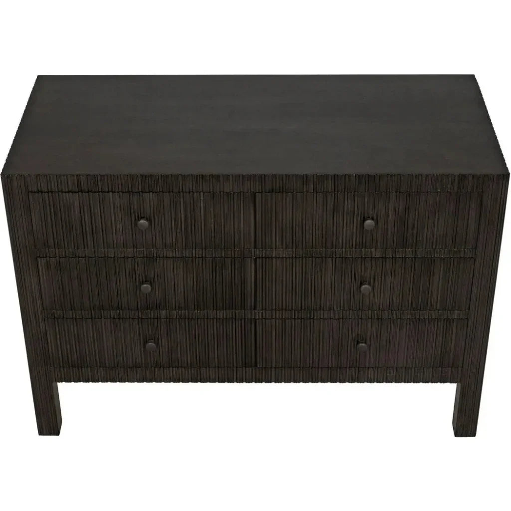 Conrad Six Drawers Wood Dresser