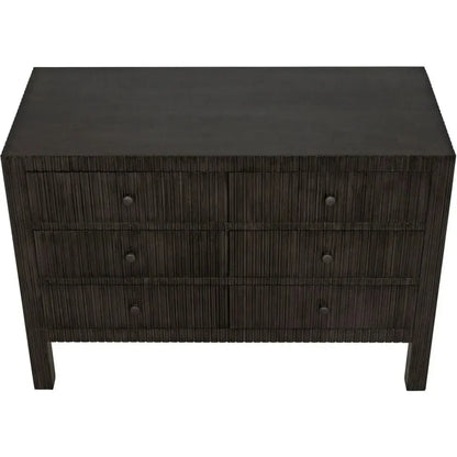 Conrad Six Drawers Wood Dresser