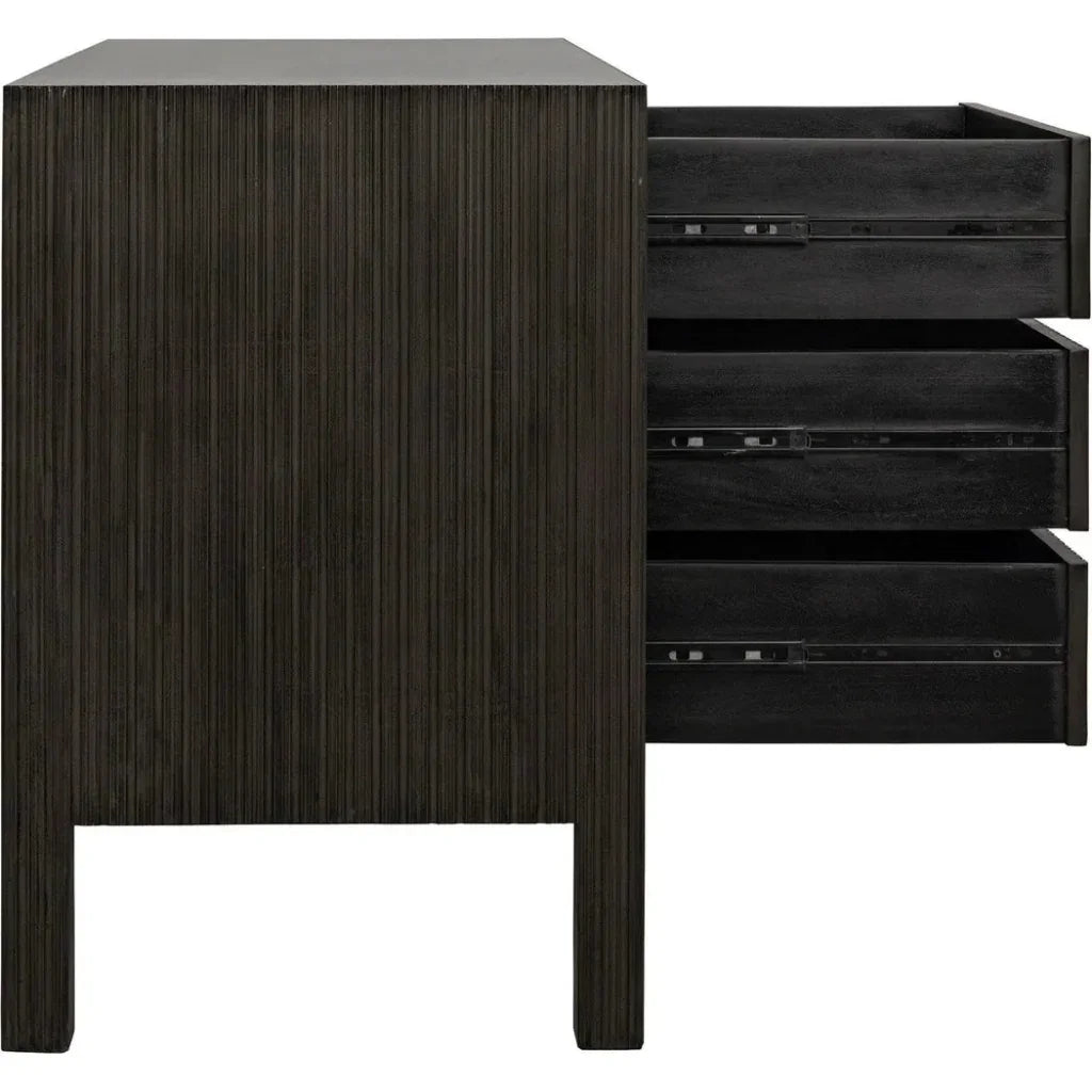 Conrad Six Drawers Wood Dresser