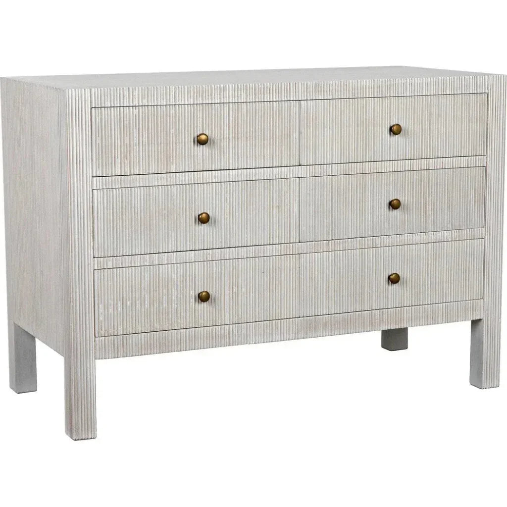 Conrad Six Drawers Wood Dresser