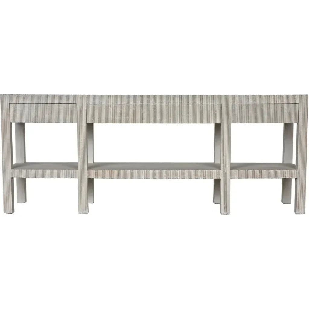 Conrad Wood Drawers Console Table