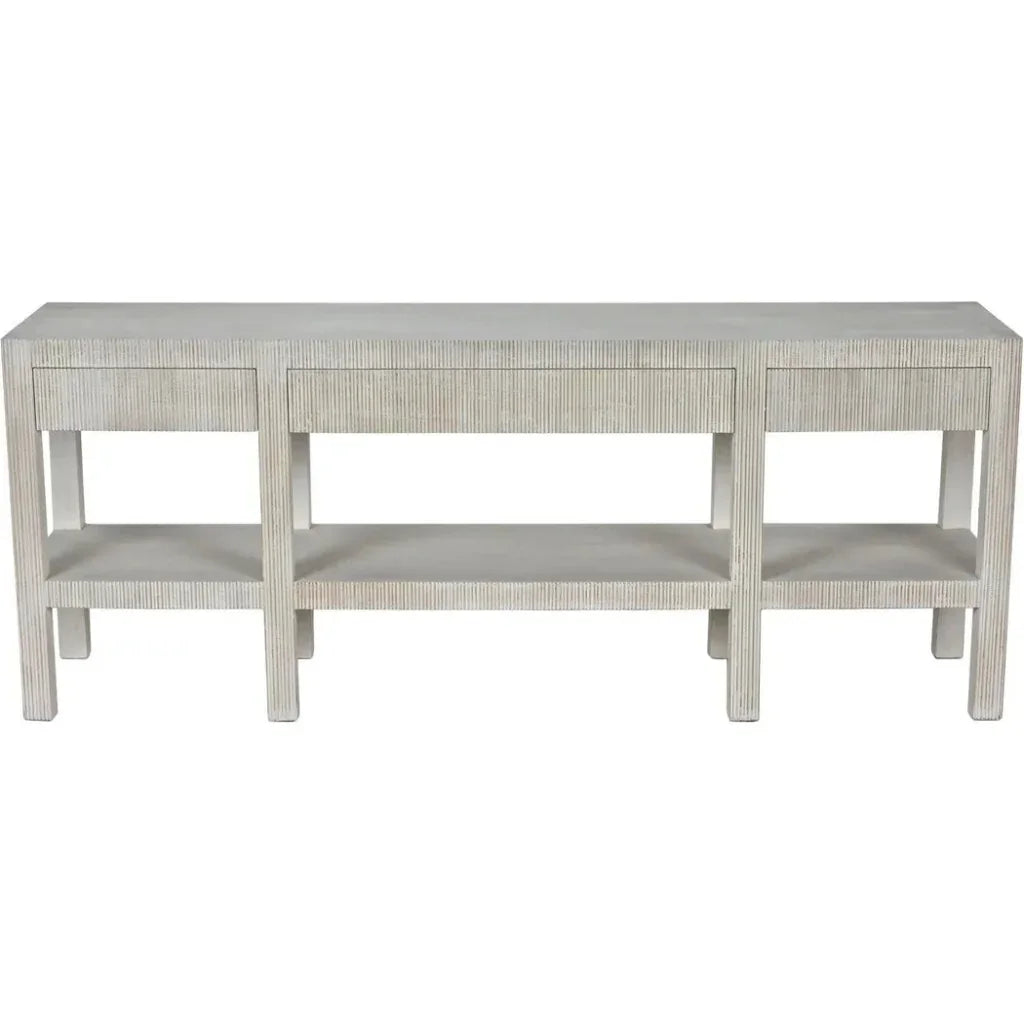 Conrad Wood Drawers Console Table