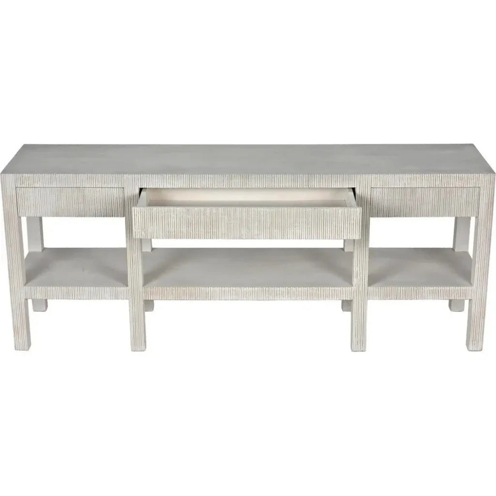 Conrad Wood Drawers Console Table