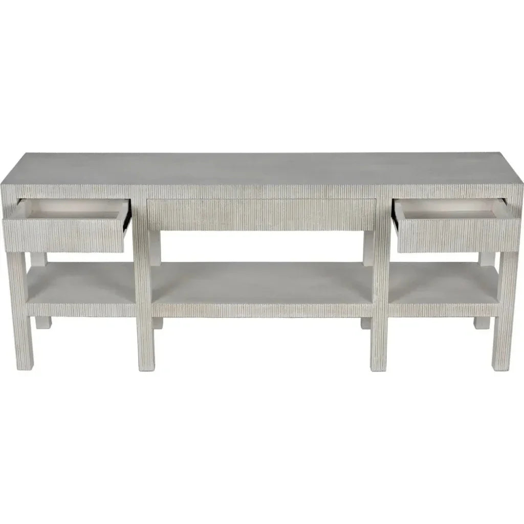Conrad Wood Drawers Console Table