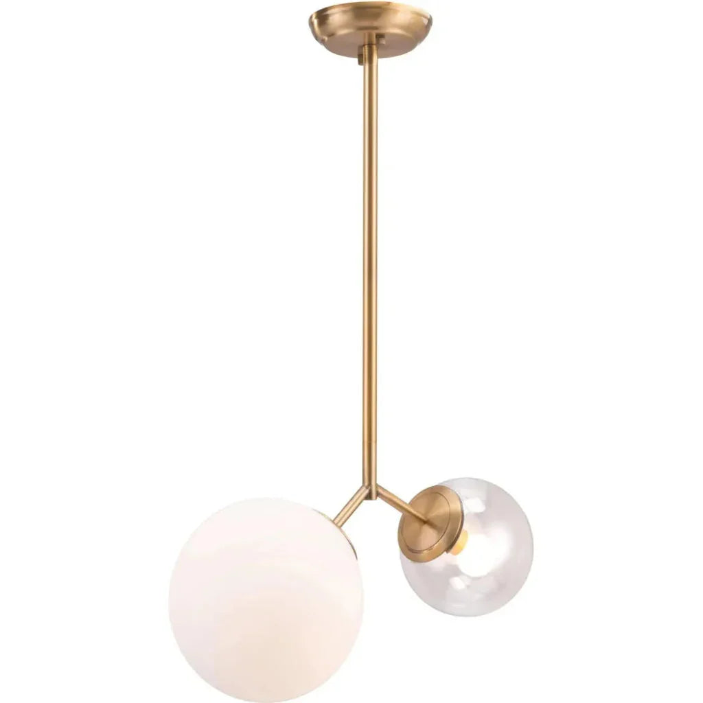 Constance Ceiling Lamp Brass - LOOMLAN - Zuo Modern - Pendants