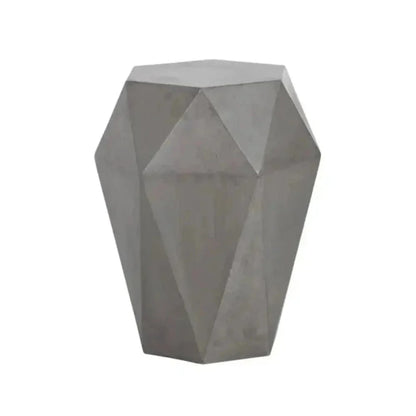 Constance Geometric Shaped Outdoor End Table - LOOMLAN - SUNPAN - Outdoor Side Tables