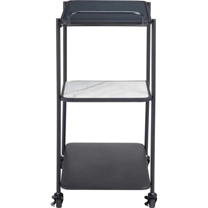 Constanza Bar Cart Black-Home Bar Carts-Zuo Modern-LOOMLAN