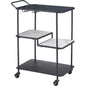 Constanza Bar Cart Black-Home Bar Carts-Zuo Modern-LOOMLAN