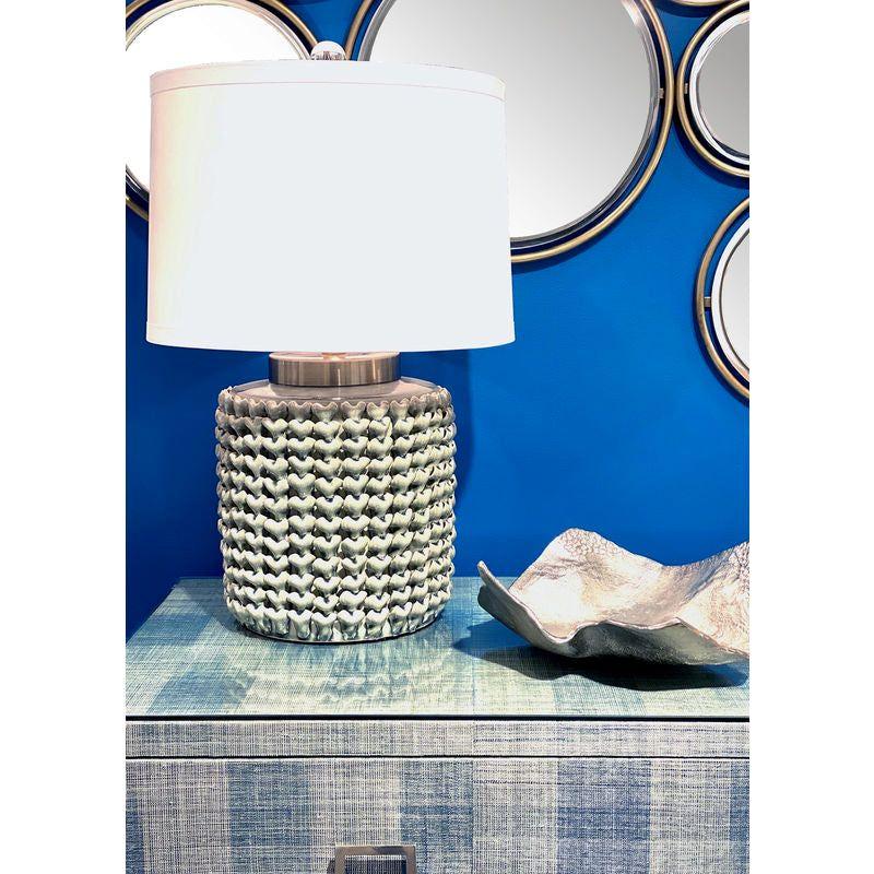 Contemporary Cast Aluminum Made Silver Tray - LOOMLAN - Wildwood - Trays