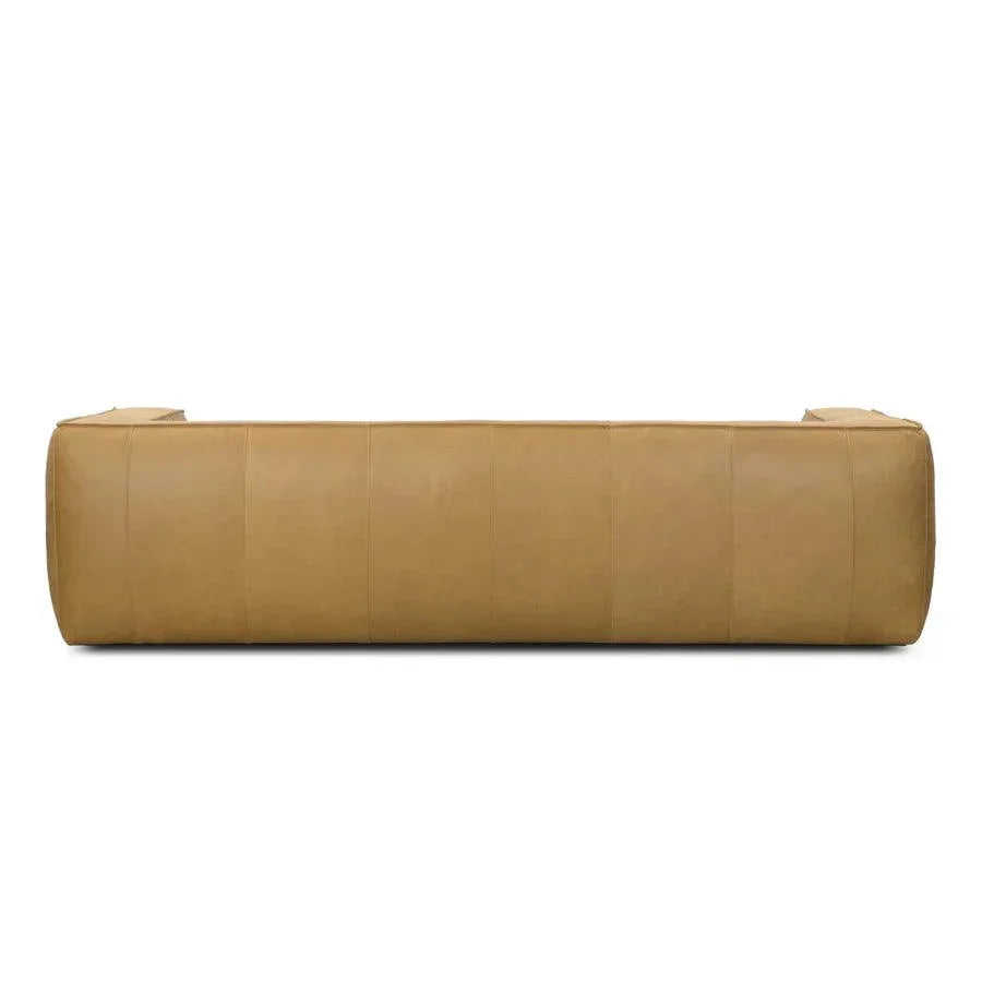 Contemporary Leather Club Sofa - LOOMLAN - Uptown Sebastian - Sofas & Loveseats