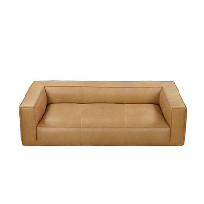 Contemporary Leather Club Sofa - LOOMLAN - Uptown Sebastian - Sofas & Loveseats
