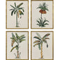 Contemporary Palm I Framed Wall Art 4PC