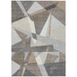 Contoure Brown Washable Indoor - Outdoor Rug - LOOMLAN - LOOMLAN Rugs - Outdoor Rugs