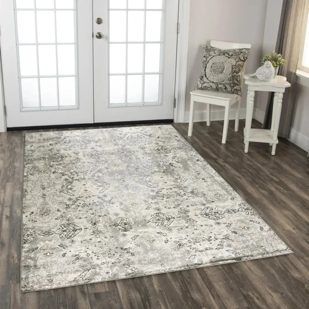 Cool Gray Kitchen Hallway Runner Rug - LOOMLAN - LOOMLAN - Area Rugs