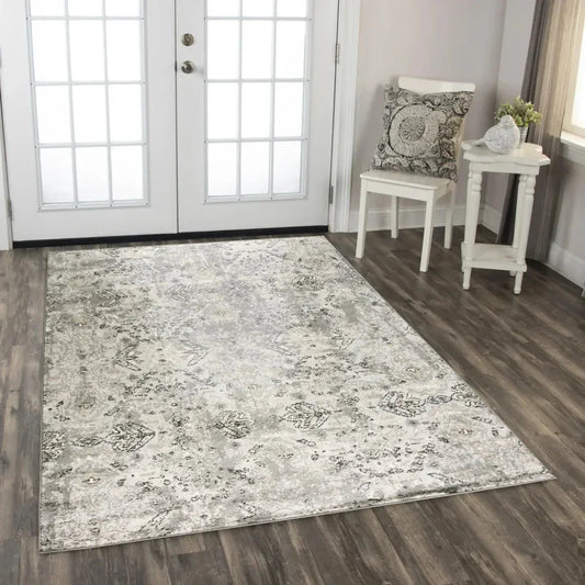 Cool Gray Kitchen Hallway Runner Rug - LOOMLAN - LOOMLAN - Area Rugs