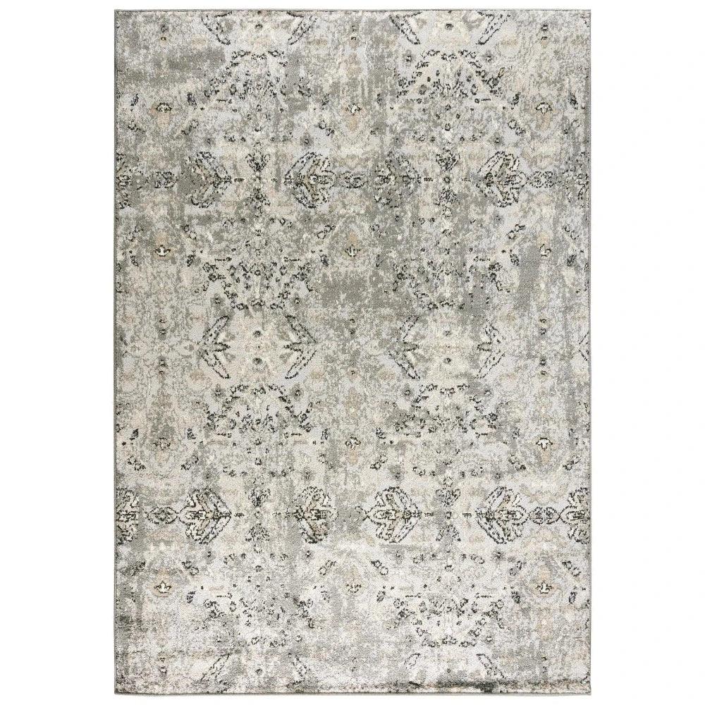 Cool Gray Kitchen Hallway Runner Rug - LOOMLAN - LOOMLAN - Area Rugs