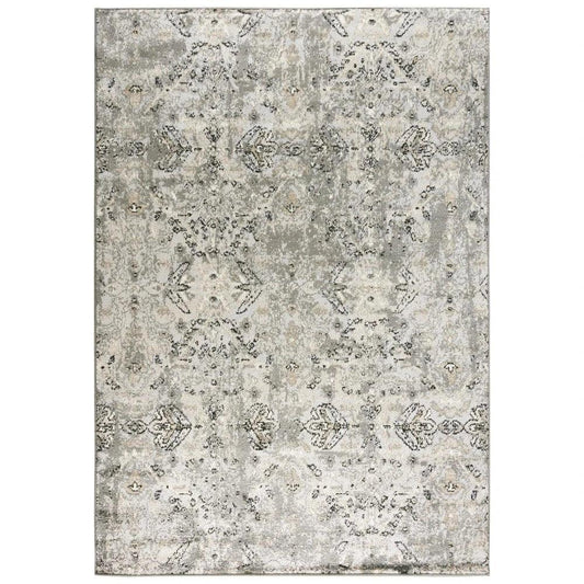 Cool Gray Kitchen Hallway Runner Rug - LOOMLAN - LOOMLAN - Area Rugs