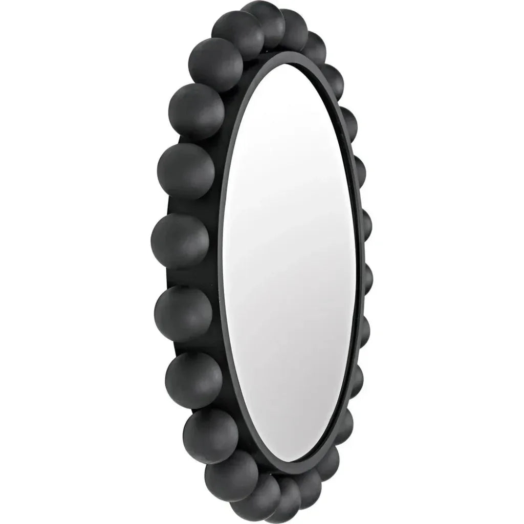 Cooper Round Metal Wall Mirror