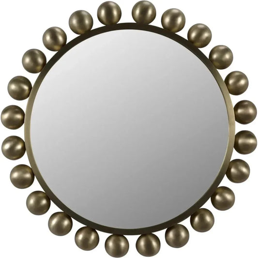 Cooper Round Metal Wall Mirror
