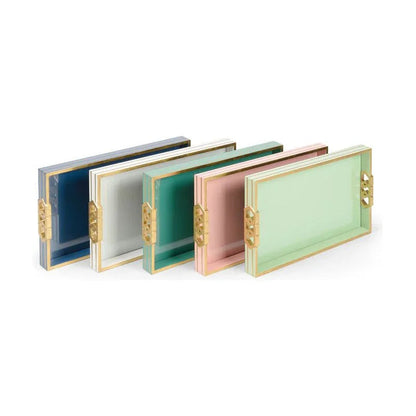 Copas Honeycomb Patterned Serving Tray - LOOMLAN - Chelsea House - Trays