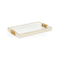 Copas Honeycomb Patterned Serving Tray - LOOMLAN - Chelsea House - Trays