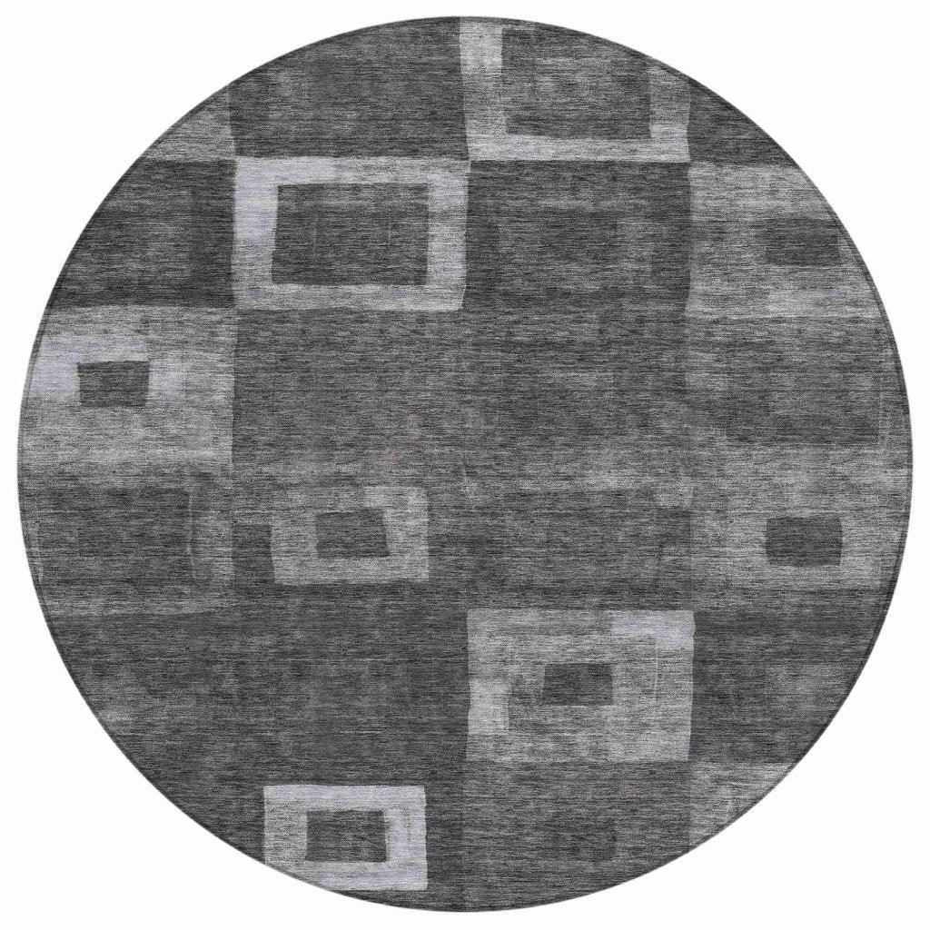 Cora Black Washable Indoor - Outdoor Rug - LOOMLAN - LOOMLAN Rugs - Outdoor Rugs