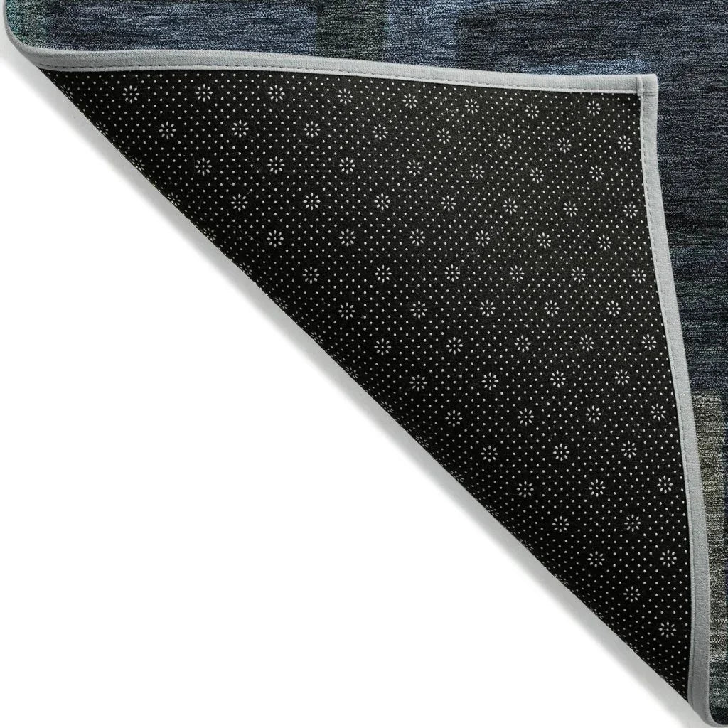 Cora Blue Washable Indoor - Outdoor Rug - LOOMLAN - LOOMLAN Rugs - Outdoor Rugs