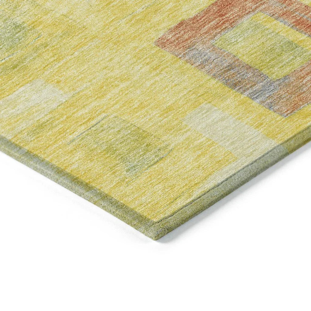 Cora Gold Washable Indoor - Outdoor Rug - LOOMLAN - LOOMLAN Rugs - Outdoor Rugs