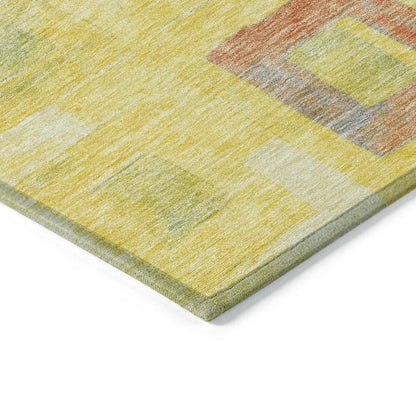 Cora Gold Washable Indoor - Outdoor Rug - LOOMLAN - LOOMLAN Rugs - Outdoor Rugs