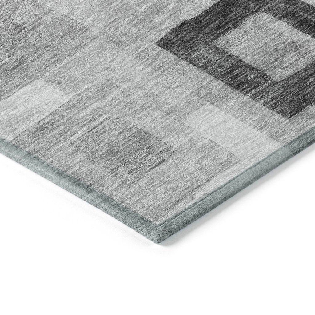 Cora Gray Washable Indoor - Outdoor Rug - LOOMLAN - LOOMLAN Rugs - Outdoor Rugs