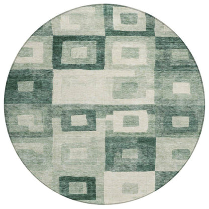 Cora Green Washable Indoor - Outdoor Rug - LOOMLAN - LOOMLAN Rugs - Outdoor Rugs