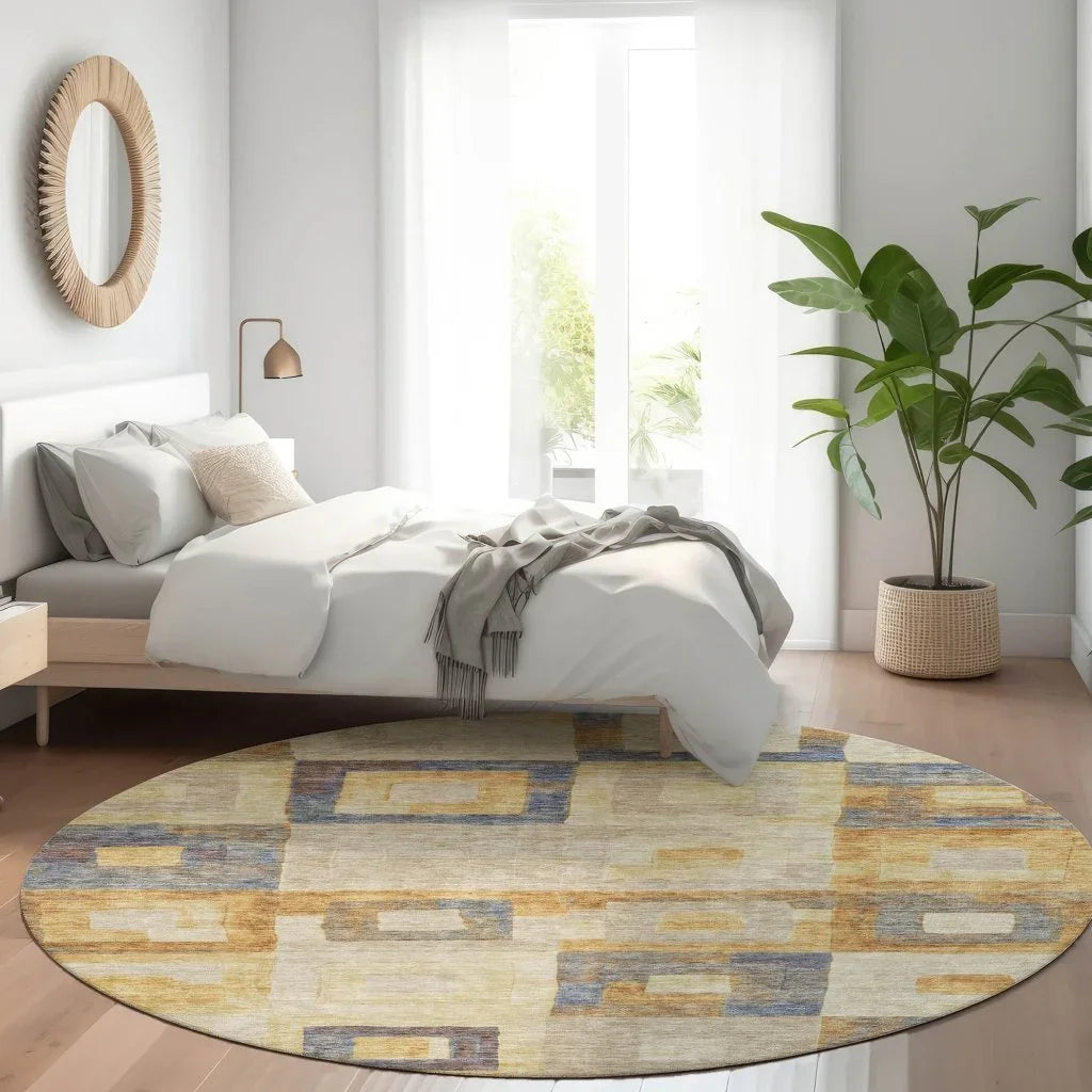 Cora Ivory Washable Indoor - Outdoor Rug - LOOMLAN - LOOMLAN Rugs - Outdoor Rugs