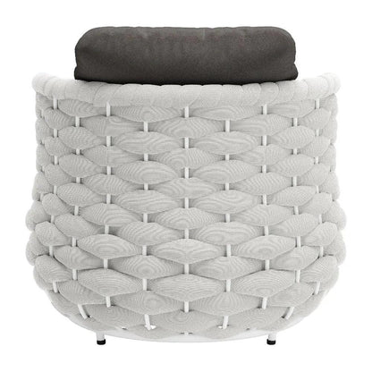 Coral Reef Accent Chair Gray-Outdoor Accent Chairs-Zuo Modern-LOOMLAN