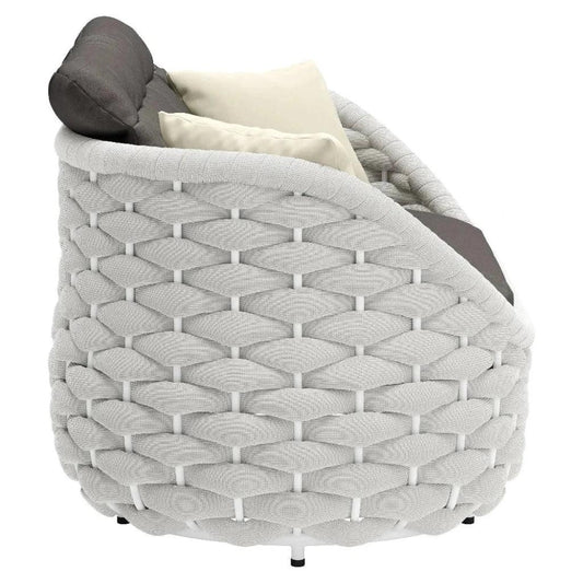 Coral Reef Loveseat Gray - LOOMLAN - Zuo Modern - Outdoor Sofas & Loveseats