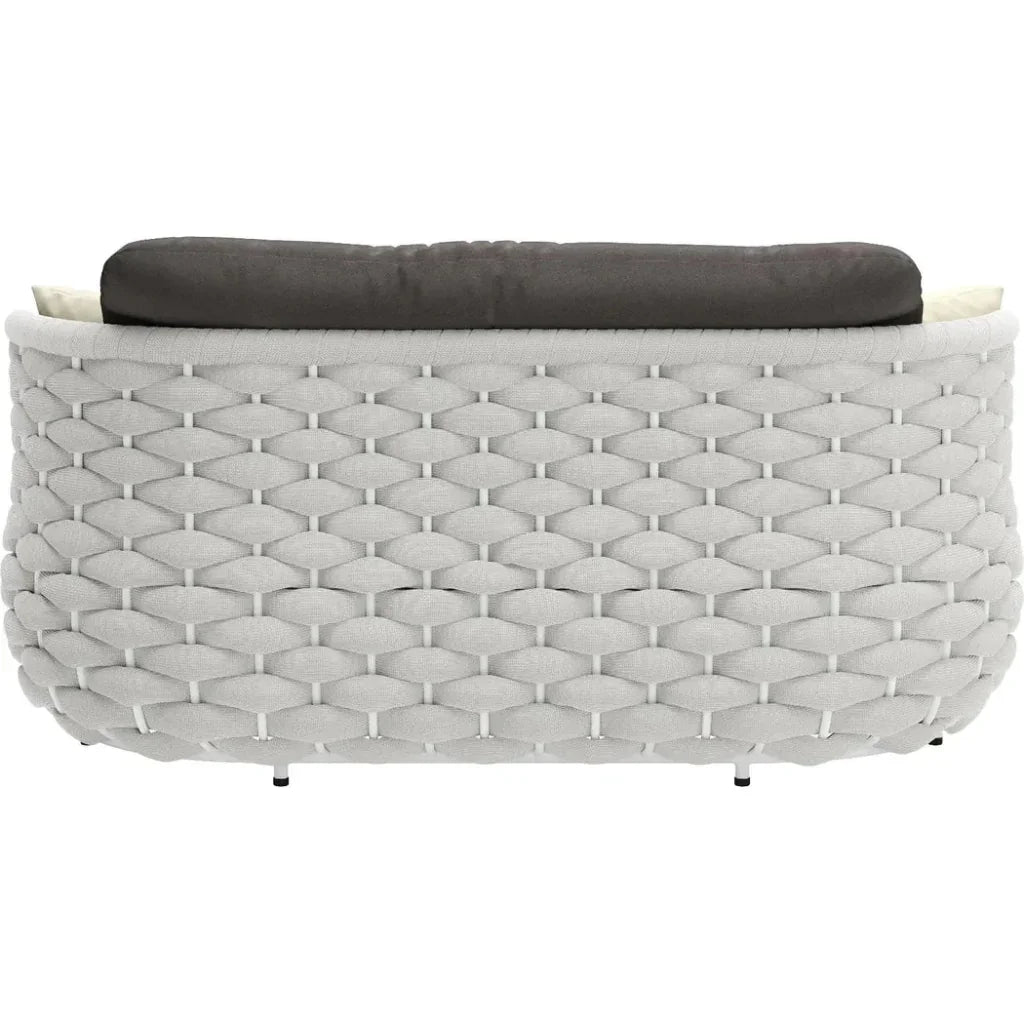 Coral Reef Loveseat Gray - LOOMLAN - Zuo Modern - Outdoor Sofas & Loveseats