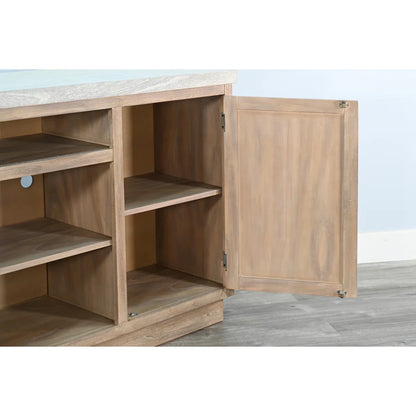 Coral Shore Two Doors Wooden Media Console