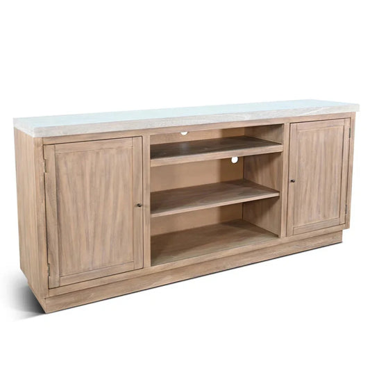 Coral Shore Two Doors Wooden Media Console