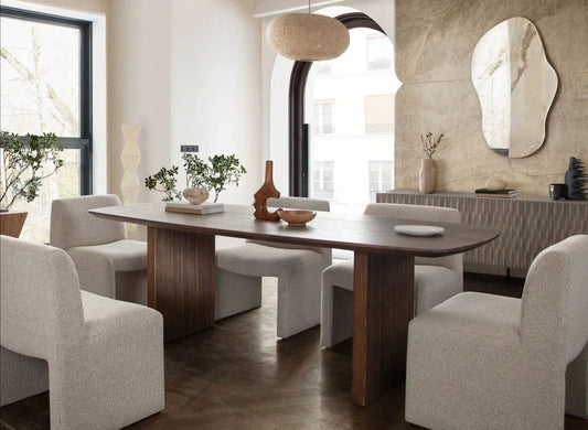 Coral Wheat Fabric Armless Dining Chair - LOOMLAN - Diamond Sofa - Dining Chairs