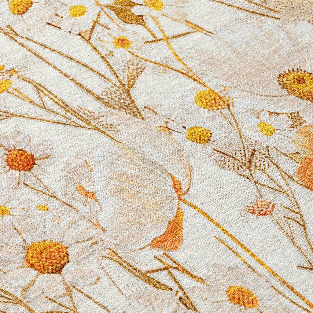 Cordela Ivory Washable Indoor - Outdoor Rug - LOOMLAN - LOOMLAN Rugs - Outdoor Rugs