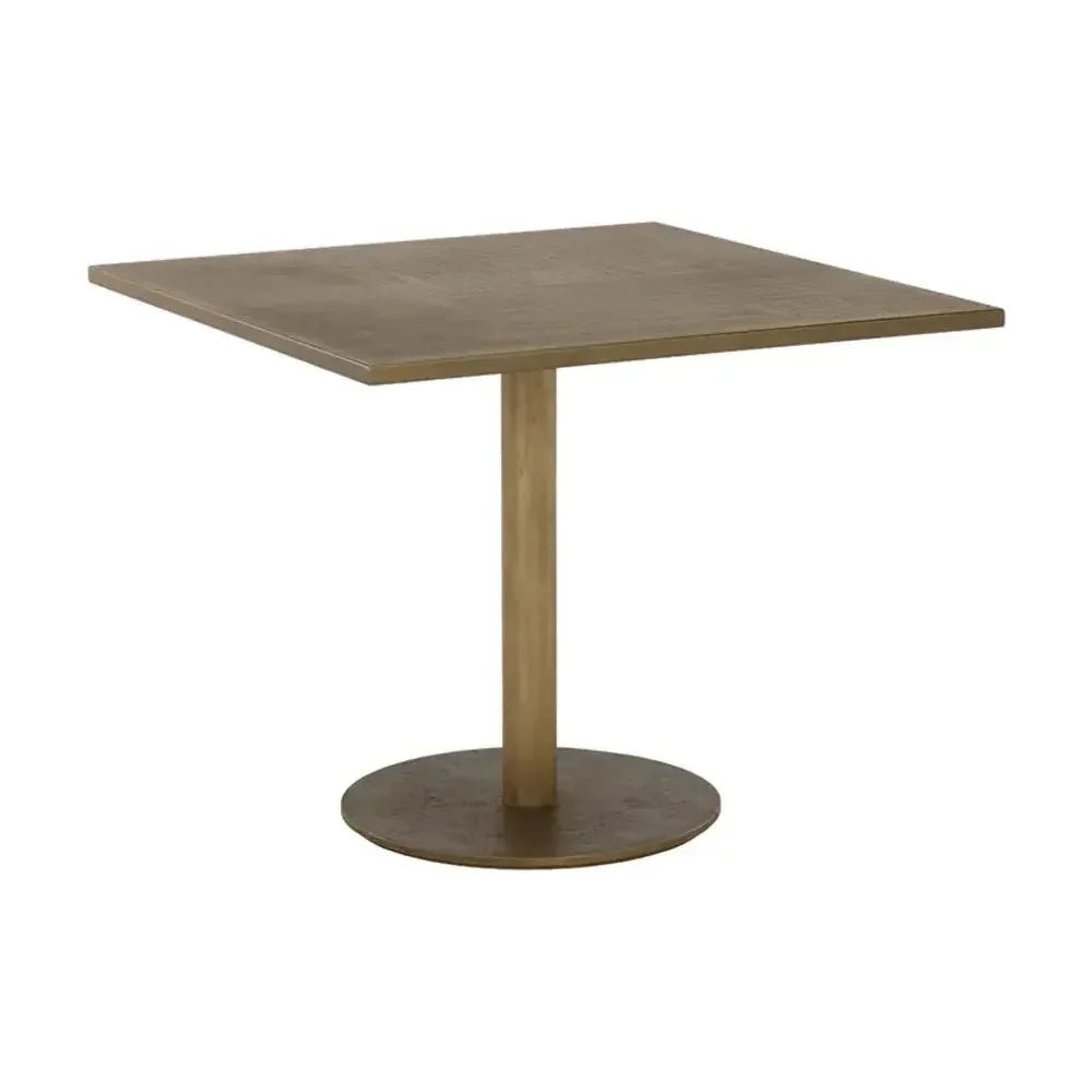 Corina Durable Iron Square Bistro Table-Dining Tables-SUNPAN-LOOMLAN