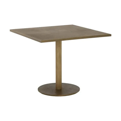 Corina Durable Iron Square Bistro Table-Dining Tables-SUNPAN-LOOMLAN