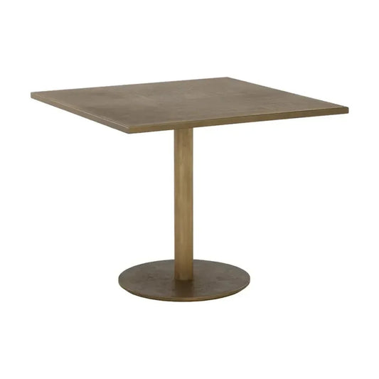 Corina Durable Iron Square Bistro Table-Dining Tables-SUNPAN-LOOMLAN