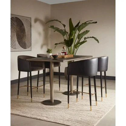 Corina ModernDurable Iron Bar Table - LOOMLAN - SUNPAN - Bar Tables