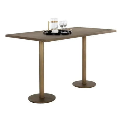 Corina ModernDurable Iron Bar Table - LOOMLAN - SUNPAN - Bar Tables