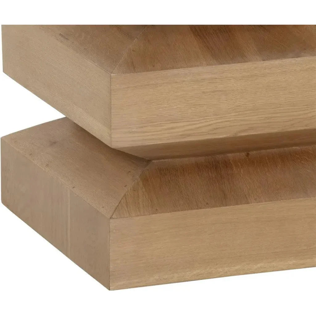 Cormac Wooden Square End Table - LOOMLAN - SUNPAN - Side Tables