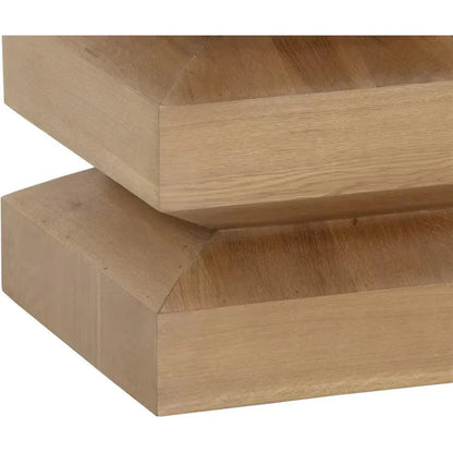 Cormac Wooden Square End Table - LOOMLAN - SUNPAN - Side Tables