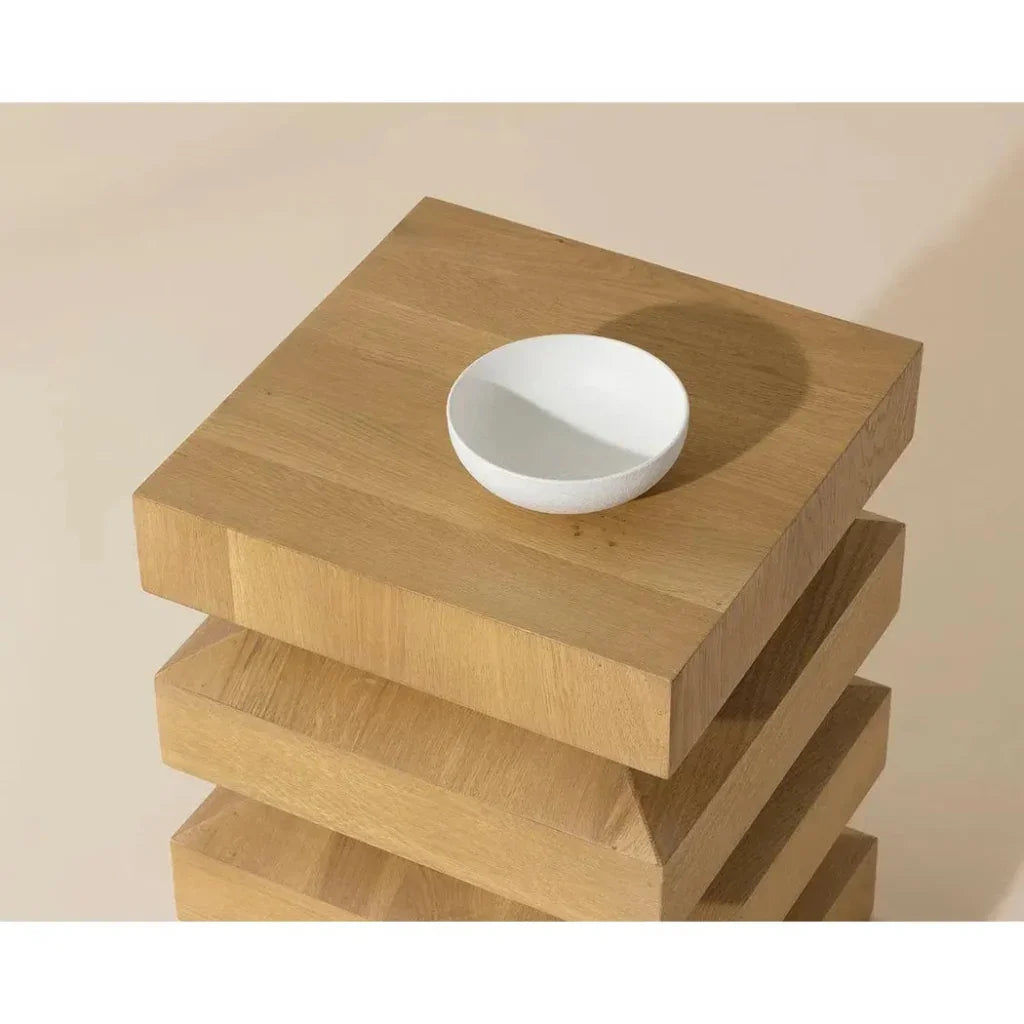 Cormac Wooden Square End Table - LOOMLAN - SUNPAN - Side Tables