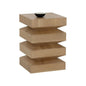 Cormac Wooden Square End Table - LOOMLAN - SUNPAN - Side Tables