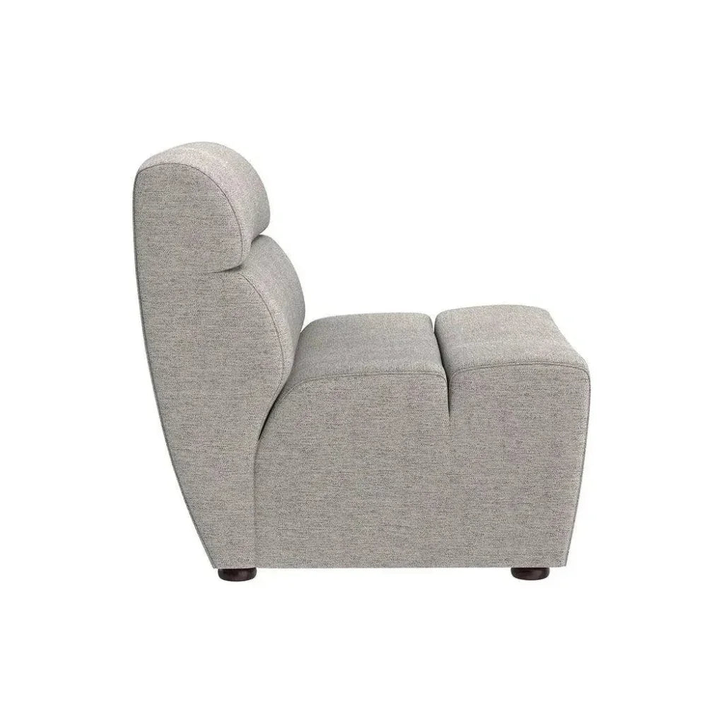 Cornell Fabric Modular Armless Chair-Modular Sofas-SUNPAN-LOOMLAN